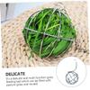 VERDANVERSE 2-Pack Stainless Steel Grass Feeders for Small Pets view 4