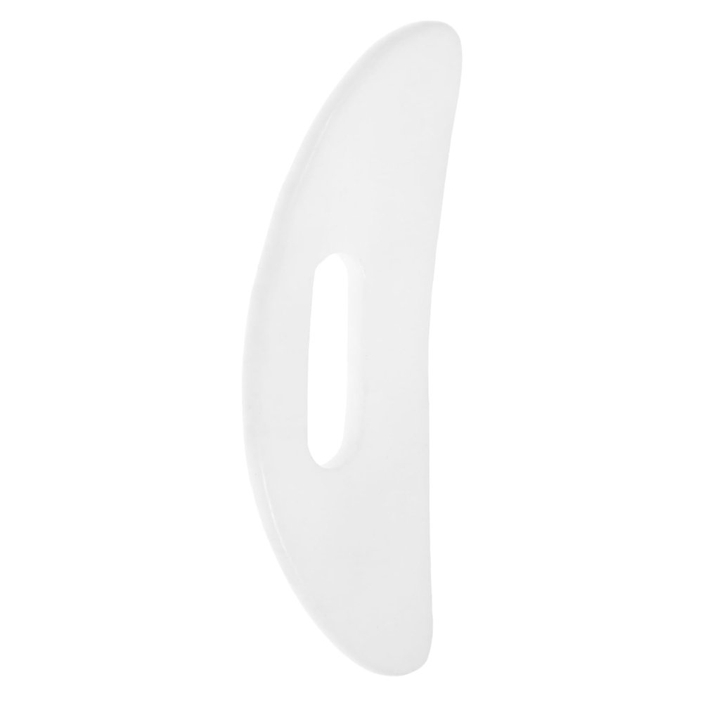 SHERCHPRY Jade Gua Sha Scraper for Face and Body with Handle