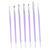DEARMAMY 7-Piece Long-Lasting Nail Art Brush Set view 1