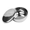 PACKOVE Stainless Steel Shaving Bowl with Lid view 1