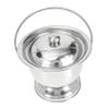 Portable Stainless Steel Urinal with Lid for Children, Silver view 1
