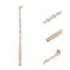SHERCHPRY 4-Piece Wooden Back Scratcher Set, 46 cm, Light Brown view 2