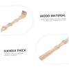 SHERCHPRY 4-Piece Wooden Back Scratcher Set, 46 cm, Light Brown view 3