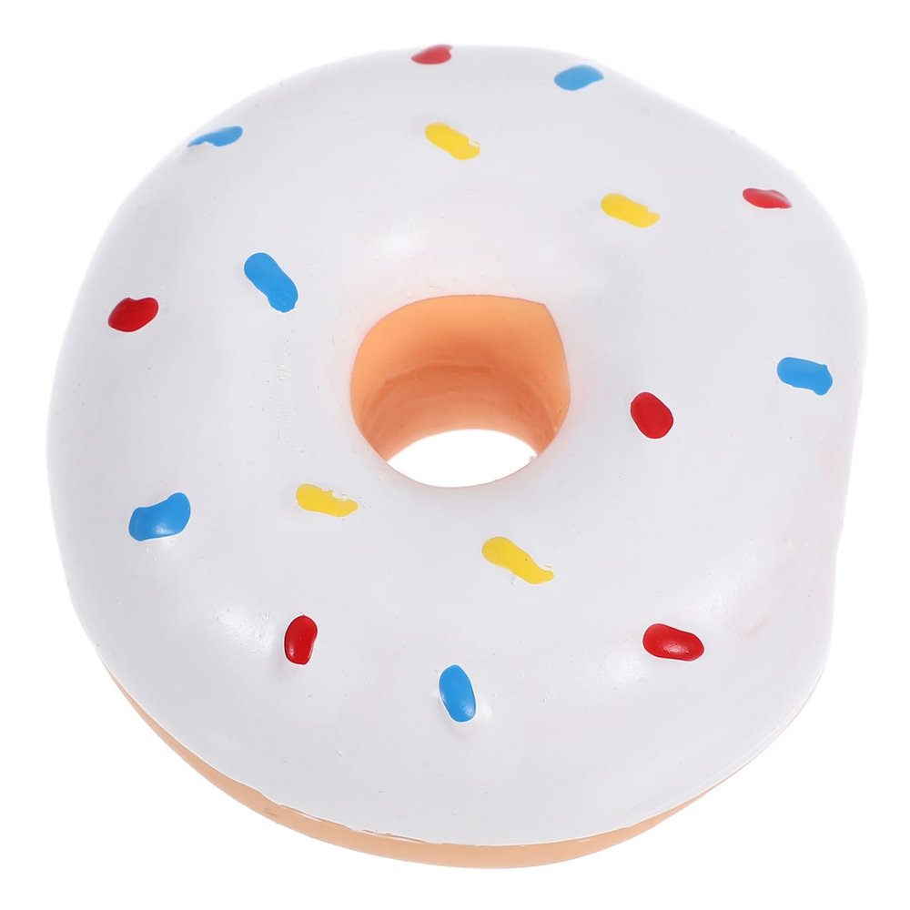 Abaodam Realistic Donut Squeaky Dog Toy