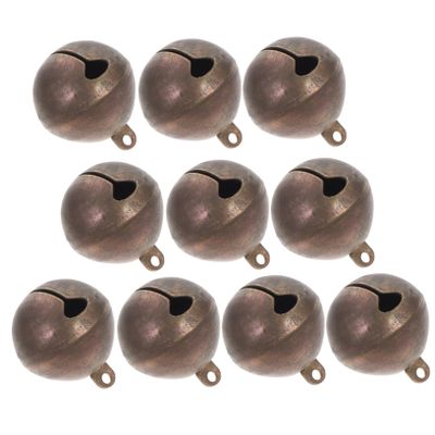 PERSELOSO 10-Piece Copper Bells for Pet Collars