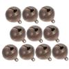 PERSELOSO 10-Piece Copper Bells for Pet Collars view 1
