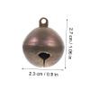 PERSELOSO 10-Piece Copper Bells for Pet Collars view 2