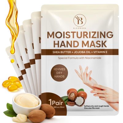 Hand Mask for Dry Hands with Shea Butter, 6 Pairs