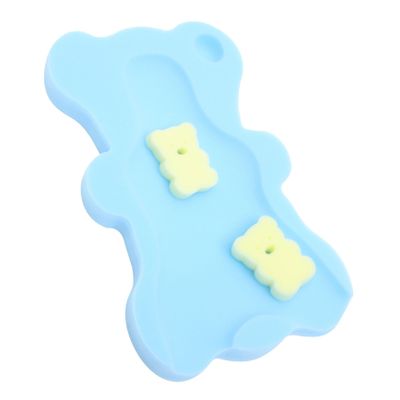 HAMPPLIES Bath Mat for Newborns, Non-Slip PU Foam, Bathtub