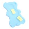 HAMPPLIES Bath Mat for Newborns, Non-Slip PU Foam, Bathtub view 1