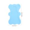 HAMPPLIES Bath Mat for Newborns, Non-Slip PU Foam, Bathtub view 2