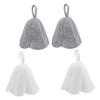 4-Pack Felt Sauna Hats, Water-Absorbent, for Bath and Sauna view 1