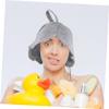 4-Pack Felt Sauna Hats, Water-Absorbent, for Bath and Sauna view 2
