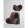 Ydxlcsyy Car Seat Headrest Neck Pillow and Lumbar Support Set for Mercedes-Benz GLC Coupé C254 GLC260 300, B-Coffee view 1