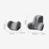 Ydxlcsyy Car Seat Headrest Neck Pillow and Lumbar Support Set for Mercedes-Benz GLC Coupé C254 GLC260 300, B-Coffee view 2