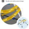 Yihanghang Children's Walker with Wheels, Lightweight Foldable Height-Adjustable Aluminum Walker, Anti-Backward Grip, Small view 2