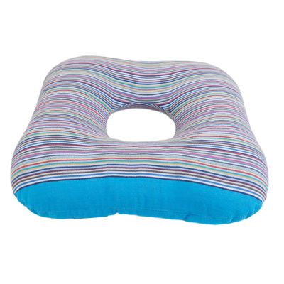 Harilla Donut Cushion for Coccyx, 40 cm, Bed and Chair Seat Cushion, Blue