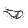 Portable Manual Neck Massager, PP and TPR, Black view 2