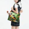 Oriole in Love Printed Pet Shoulder Bag for Small Dogs and Cats view 2