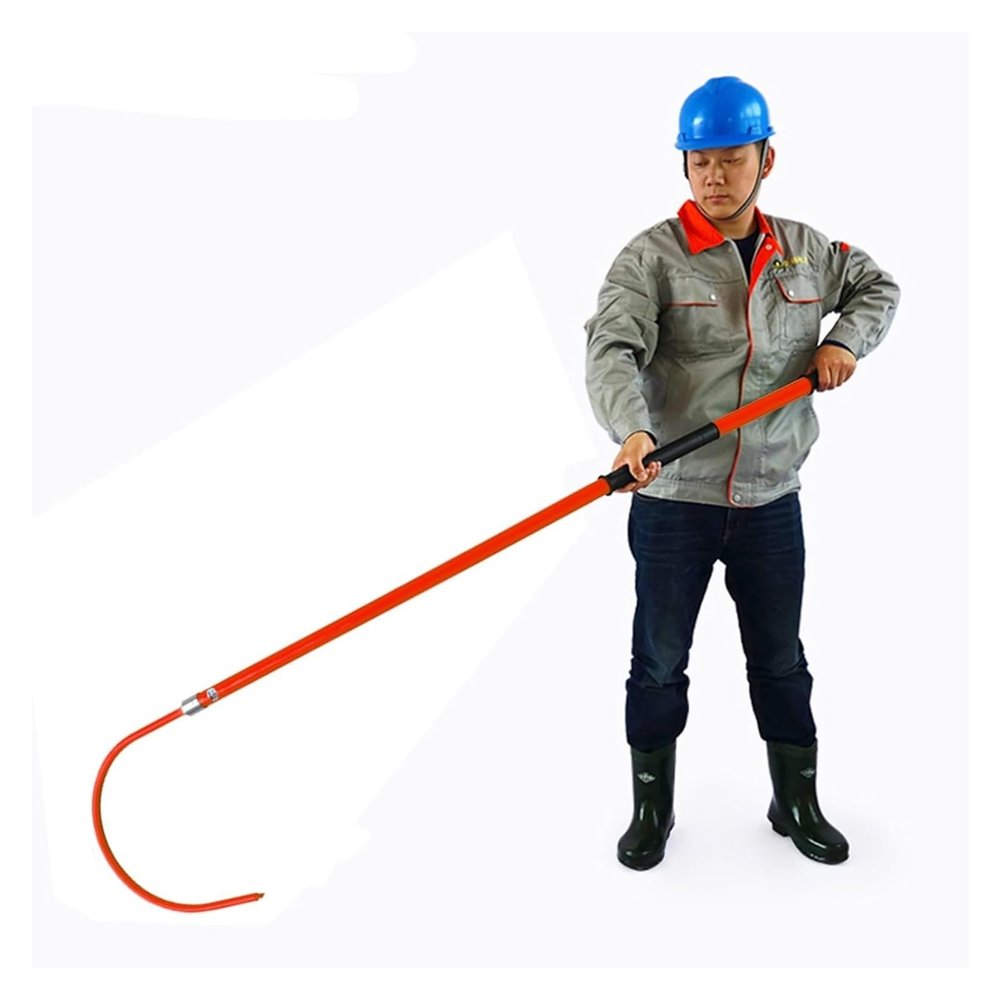 Lightweight Portable First-Aid Rescue Hook for High-Voltage Environments