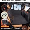 LJWAN Dog Car Seat Cover for Jeep Renegade 2012–2024, Black view 4