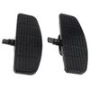 HPTOUY Front/Rear Motorcycle Footboard Inserts for Honda Shadow 750, VT750, VTX1300, VTX1800 and Yamaha XVS 400/600, 1988–2013 (Black) view 1