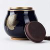Elegant Memorial Urn for Human and Pet Ashes, Ceramic Urn for Home Burial and Crematorium Services view 3