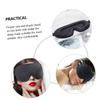 3D Black Memory Foam Sleep Mask, Breathable and Portable view 2