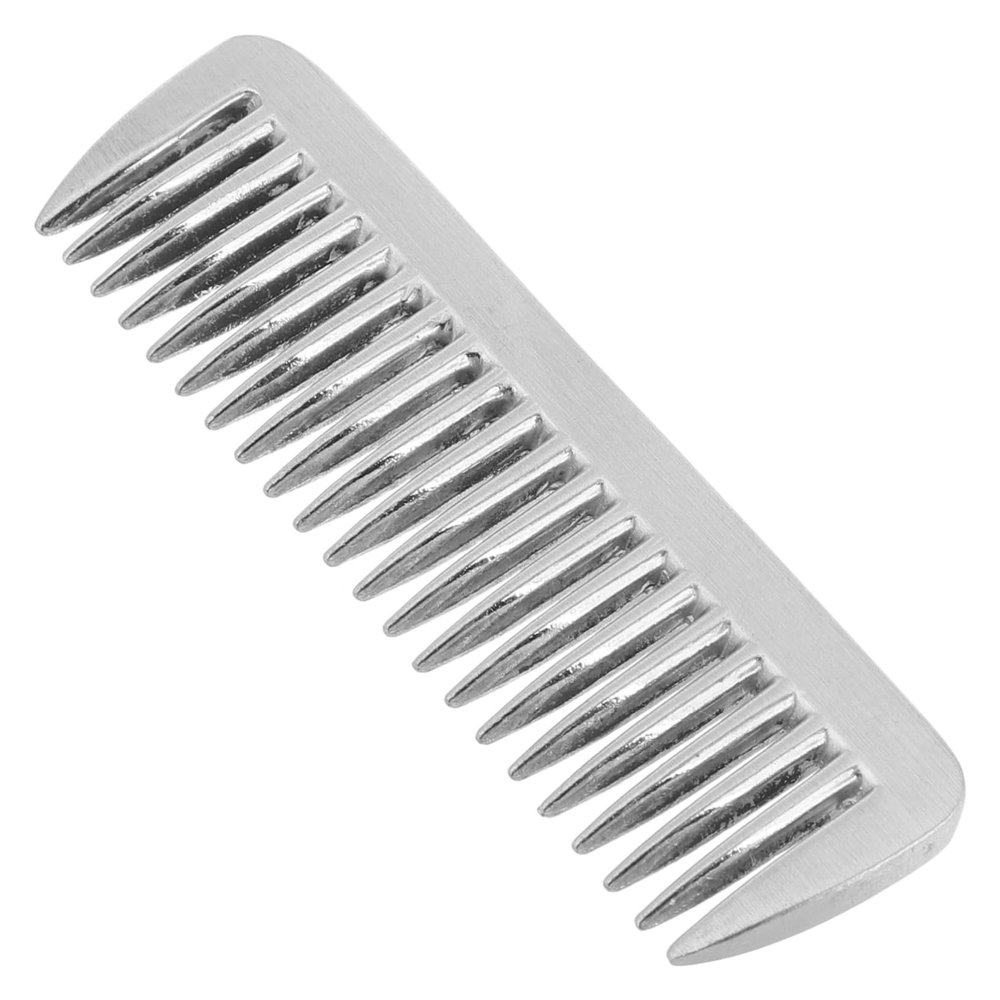 VICASKY Polished Aluminum Pet Comb for Cats