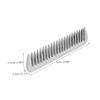 VICASKY Polished Aluminum Pet Comb for Cats view 2