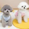 Cute Striped Dog Dress with Red Strawberry Decoration view 4