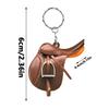 Mini Saddle Ornament - Acrylic Keychain view 4