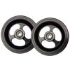 5-Inch Replacement Wheel for Sports Wheelchairs, Solid PU Front Wheel (100 mm/4 in) view 1