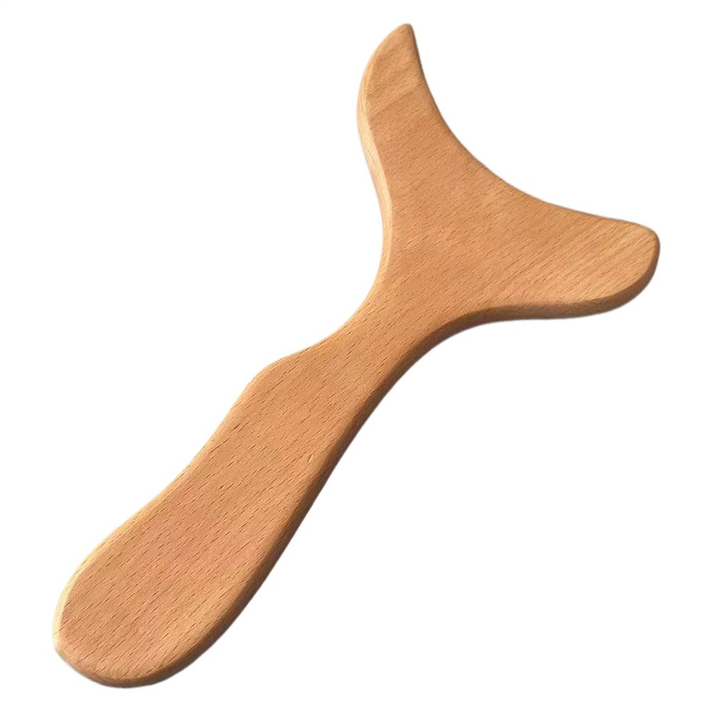 Wooden Massage Tool, Scalp Massager, Headache Relief Tool, Natural Wood Construction, Portable Manual Design, Spa and Stress Relief, 11.81 x 6.3 x 0.79 in