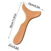 Wooden Massage Tool, Scalp Massager, Headache Relief Tool, Natural Wood Construction, Portable Manual Design, Spa and Stress Relief, 11.81 x 6.3 x 0.79 in view 2