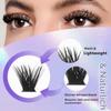 OWill 270-Piece False Eyelash and Lash Cluster Set, 10–18 mm, D Curl, 60+80+100D, for DIY Lash Extensions view 3