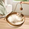 Braided Cat Bed, Breathable Cushion Nest for Furniture Protection view 3