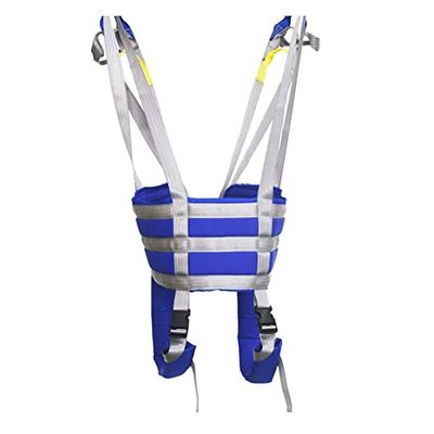 Patient Lift Belt, Supported Walking Belt for People with Walking Disabilities, Medical Standing Support Belt, Crane Not Included (Blue)