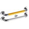 HAVVMK Bathroom Grab Bar, Shower Handle, Chrome Handrail with Concealed Mounting, Yellow, 38 cm view 1