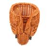 POPETPOP Rabbit Faux-Rattan Storage Basket view 1