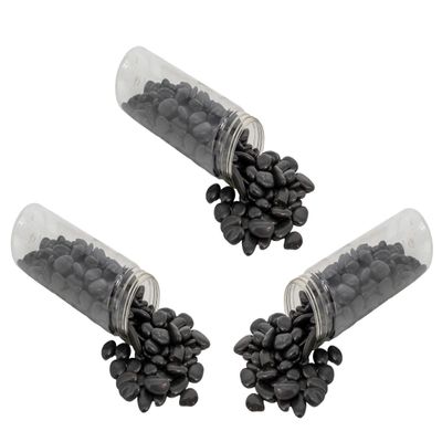 Small Black Decorative Stones 1–2 cm, 1 kg – 3 Pieces