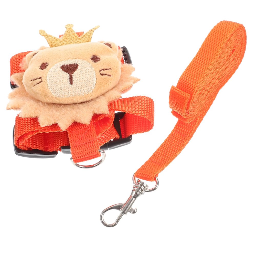 FONDOTIN Adjustable Rabbit Harness with Leash - Orange