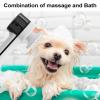 Dog Soap Brush and Shampoo Dispenser with Integrated Massage Brush view 2