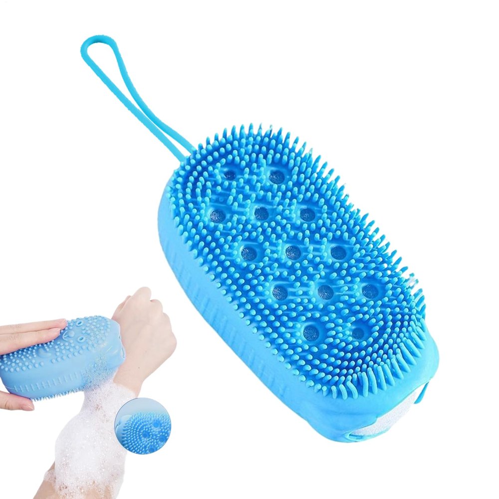 Soft Double-Sided Silicone Body Scrubber