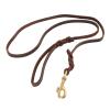 Strong, Soft Faux Leather Dog Leash with Comfortable Grip view 1