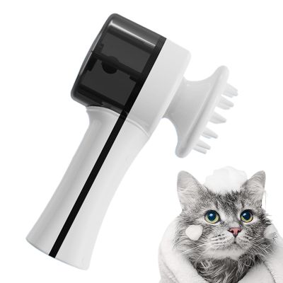 Dog Bath Brush with Soap Dispenser