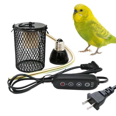Reptile Heat Lamp Guard with Protective Mesh