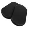 2-Piece Black Leather Wheelchair Leg Supports view 1
