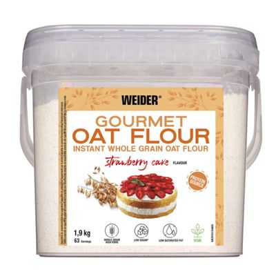 Oat Flour with Strawberry Cake Flavor, 1.9 kg. BIS071