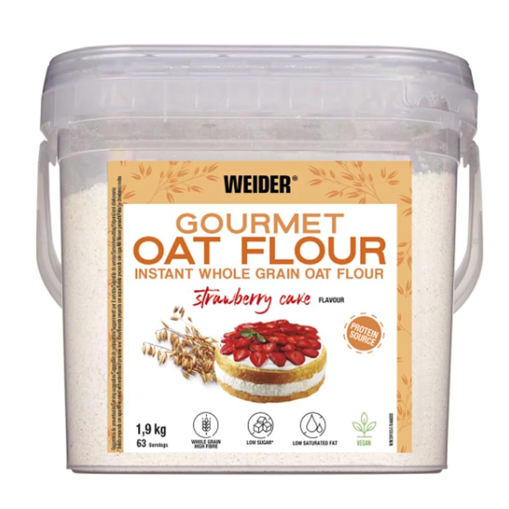 Oat Flour with Strawberry Cake Flavor, 1.9 kg. BIS071